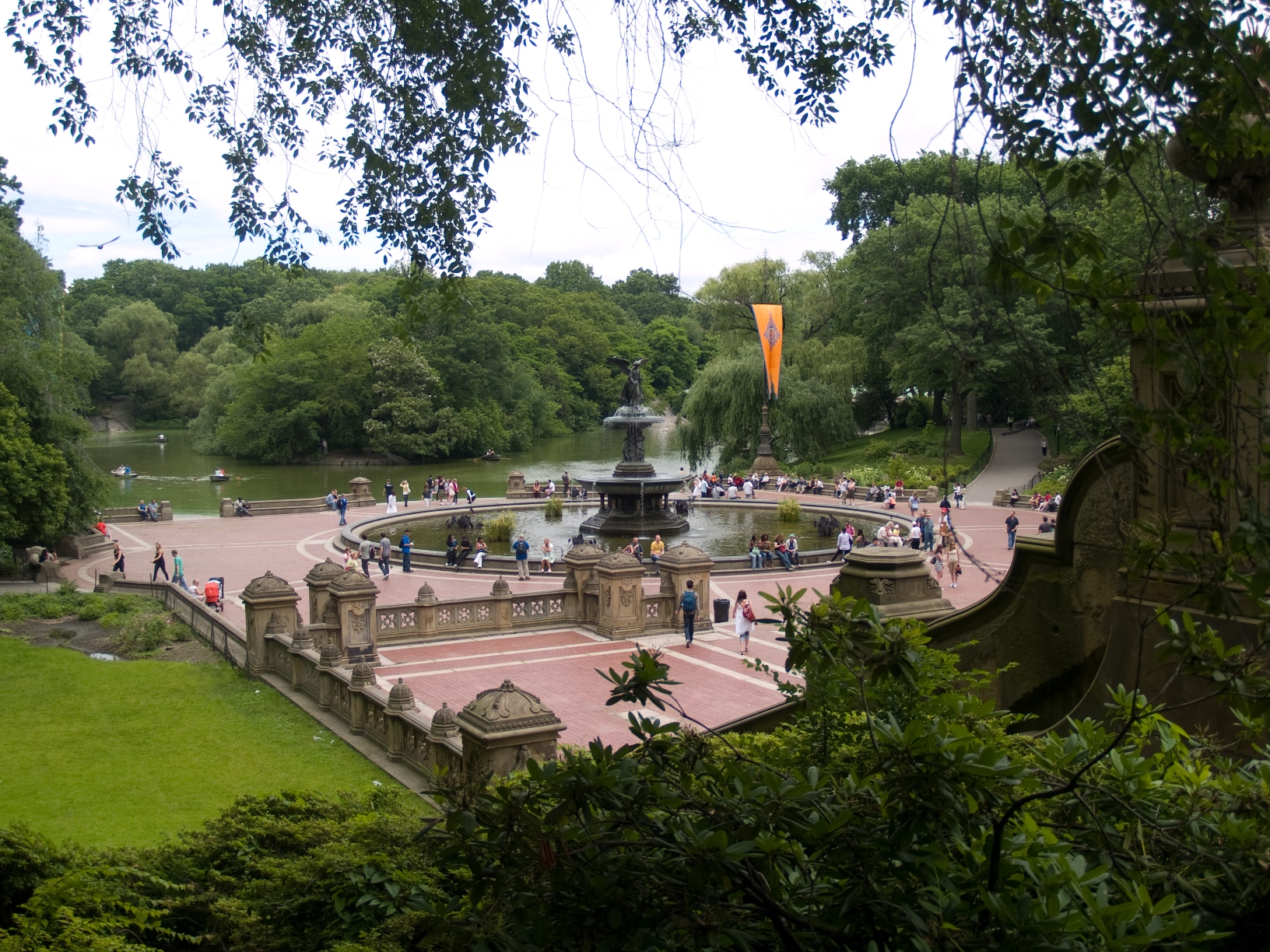 fountain in central park