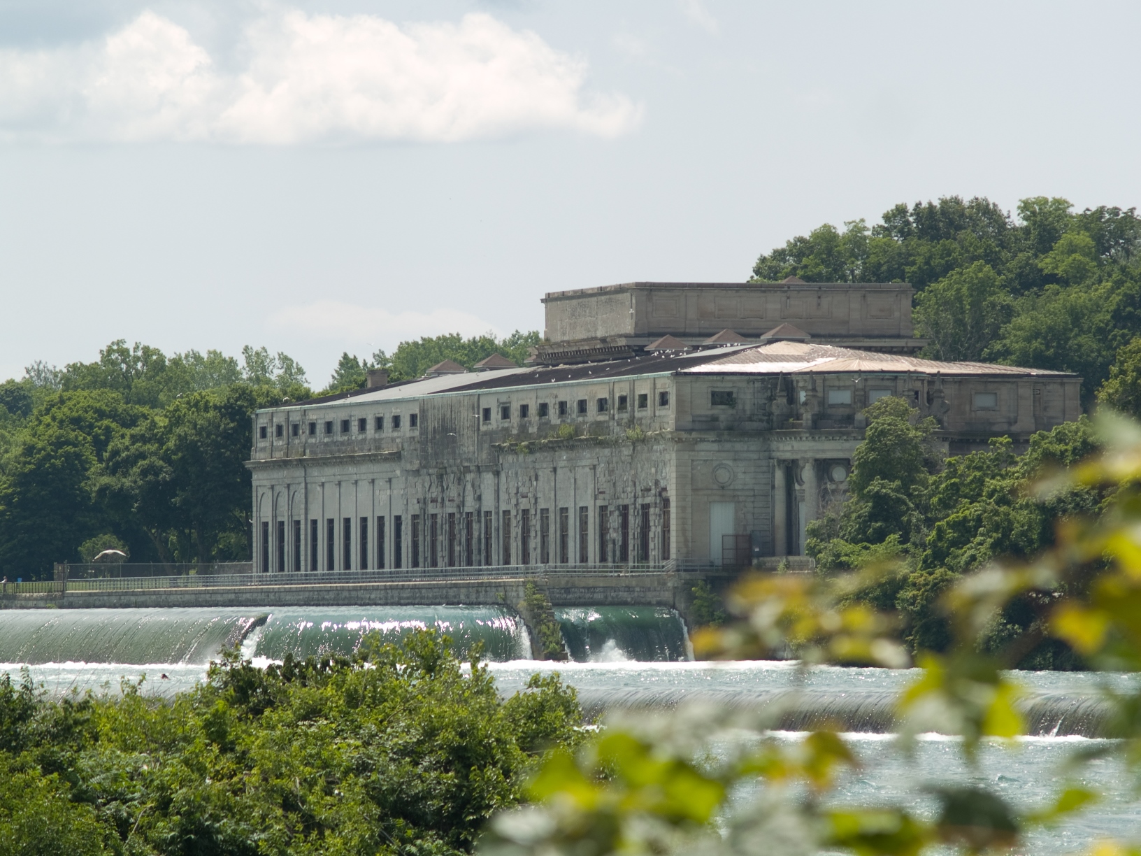 old hydroelectric power plant at niagara falls